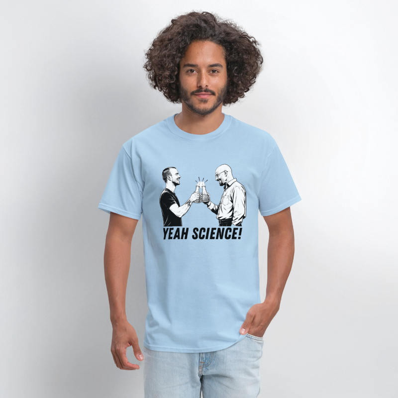 "Yeah Science" - Breaking Bad - Men's T-Shirt | GILDAN 5000 - powder blue