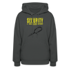 "Security E. Coli Laboratory" -  Women's Hoodie - asphalt
