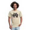 Fitted Cotton/Poly T-Shirt by Next Level - heather cream