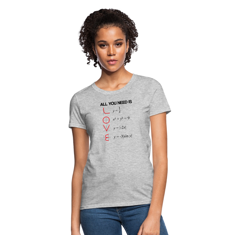 "All You Need is LOVE" - Women's T-Shirt - heather gray