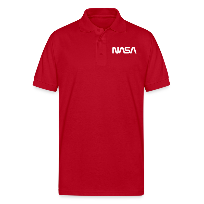 Gildan Unisex 50/50 Jersey Polo - red
