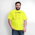 "All You Need Is LOVE" - Men's T-Shirt | GILDAN 5000 - safety green