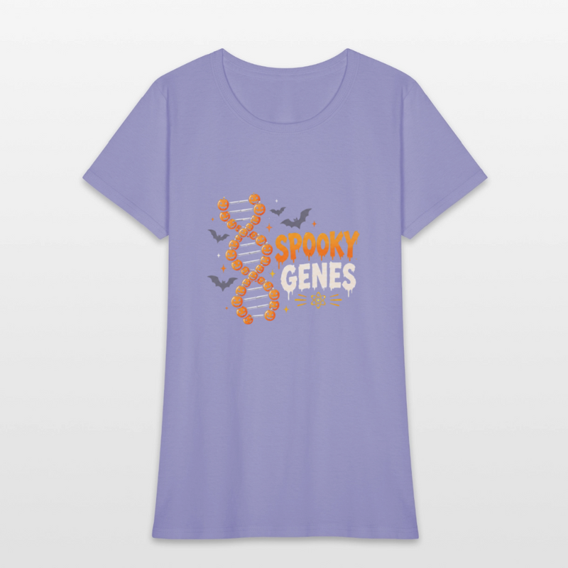 Spooky Genes Halloween Women's T-Shirt - lavender