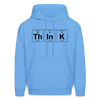 "Think" - Men's Hoodie - carolina blue