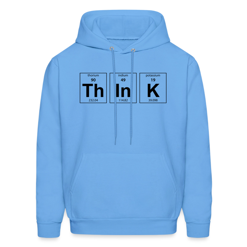 "Think" - Men's Hoodie - carolina blue