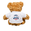 Cuddles Teddy Bear – "100% Lab-Tested Cuddles" Science Gift Teddy - white