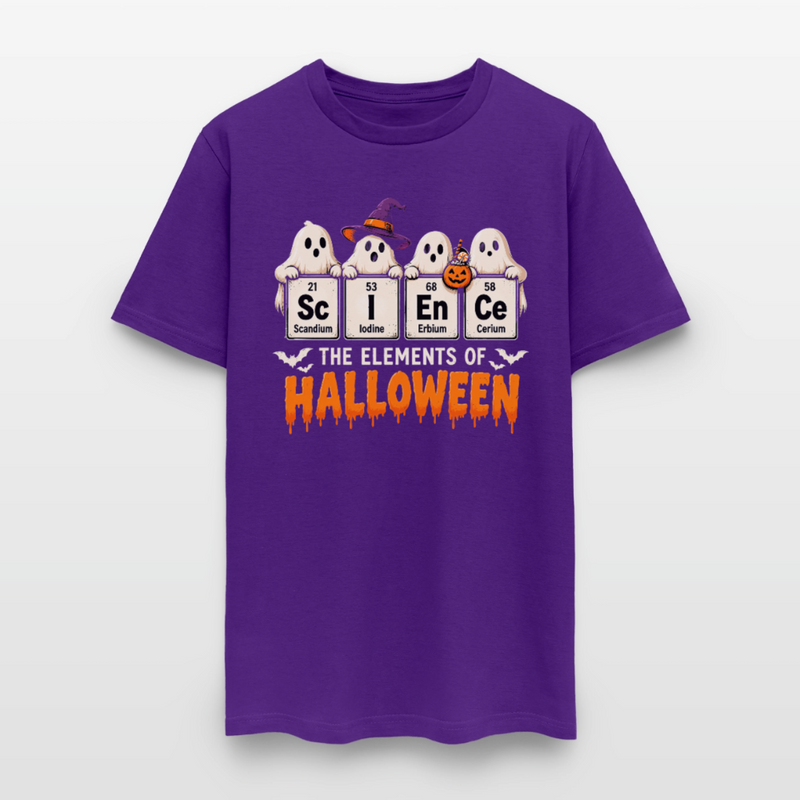 Elements of Halloween Men's T-Shirt - purple