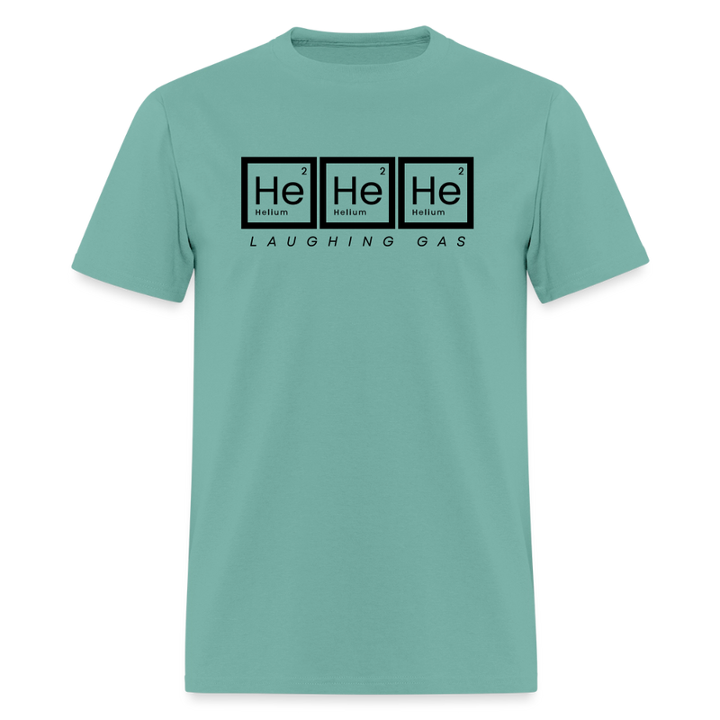 He He He - Helium - Laughing Gas - Men's T-Shirt | GILDAN 5000 - aquatic