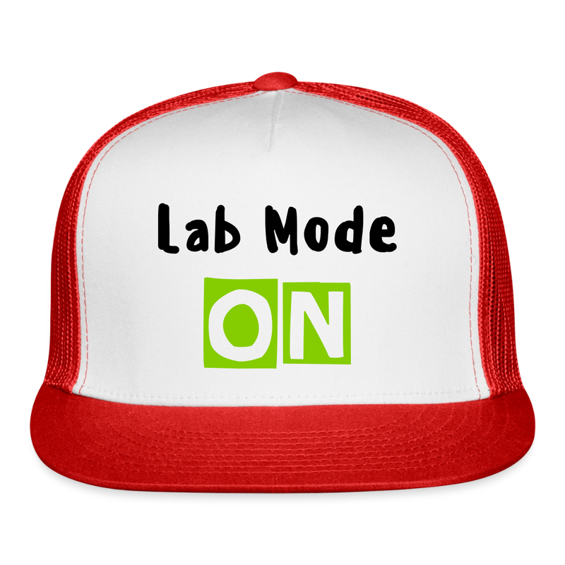 Trucker Hat - white/red