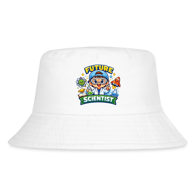 Kid's Bucket Hat - white