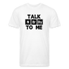 Fitted Cotton/Poly T-Shirt by Next Level - white
