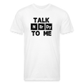 Fitted Cotton/Poly T-Shirt by Next Level - white