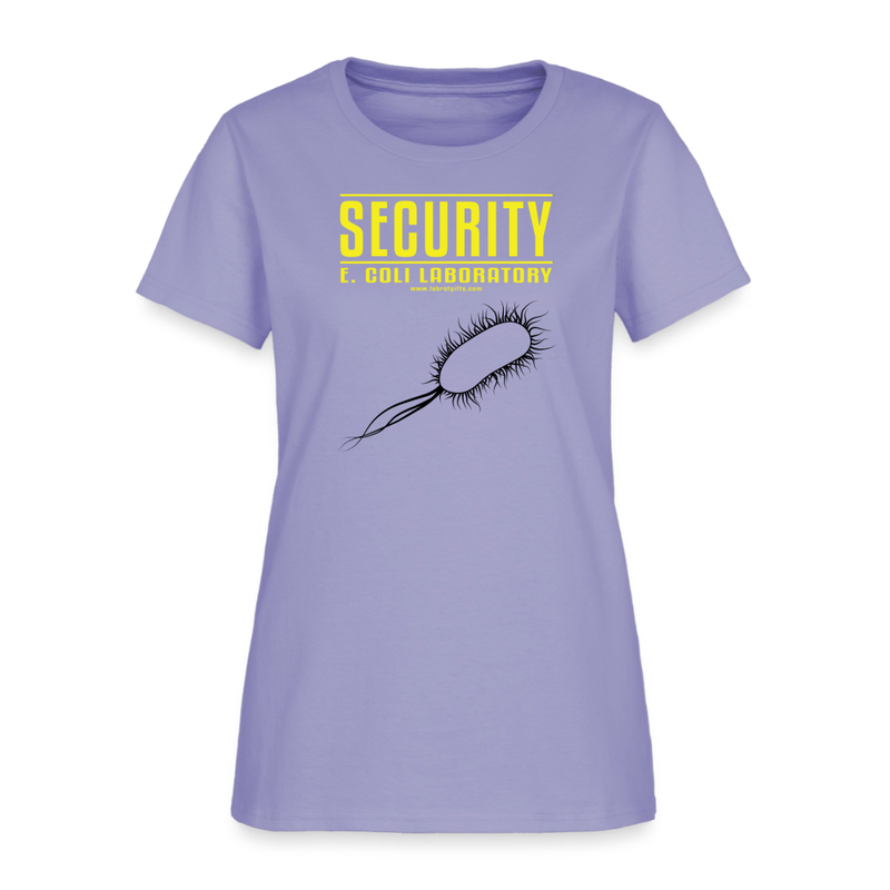"Security E. Coli Laboratory" -  Women's T-Shirt - lavender