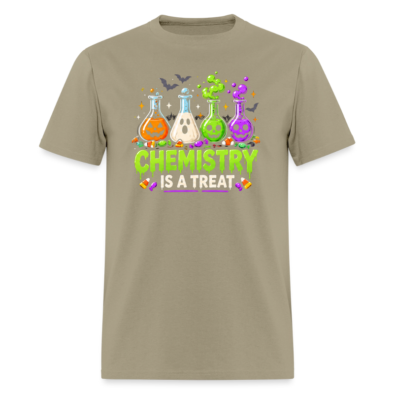 Chemistry is a Treat Halloween Men's T-Shirt - khaki