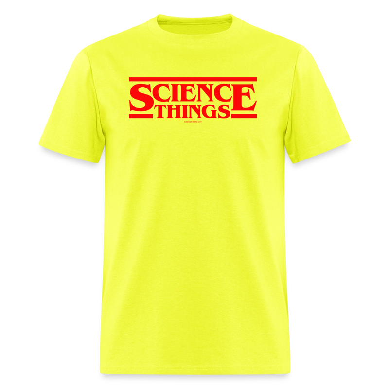 Science Things Halloween Men's T-Shirt - safety green