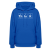 "Think" - Women's Hoodie - royal blue