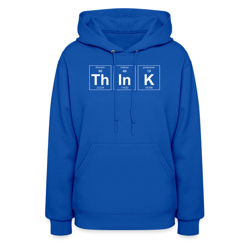 "Think" - Women's Hoodie - royal blue