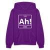 "Ah! The Element of Surprise" Science T-Shirt – Funny Chemistry Shirt - Women's Hoodie - purple