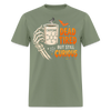 Dead Tired But Still Curious Halloween Men's T-Shirt - military green