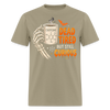 Dead Tired But Still Curious Halloween Men's T-Shirt - khaki