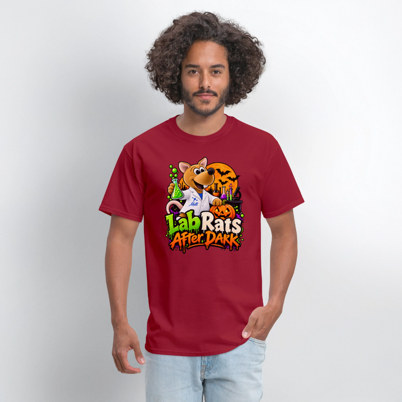 Matt - Lab Rats after Dark - Halloween Men's T-Shirt - true red
