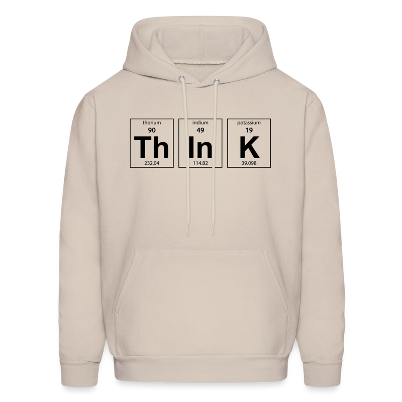 "Think" - Men's Hoodie - Sand