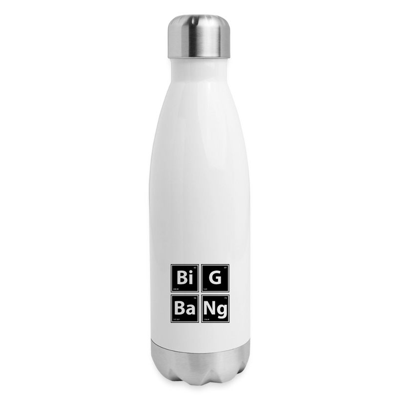 Insulated Stainless Steel Water Bottle - white