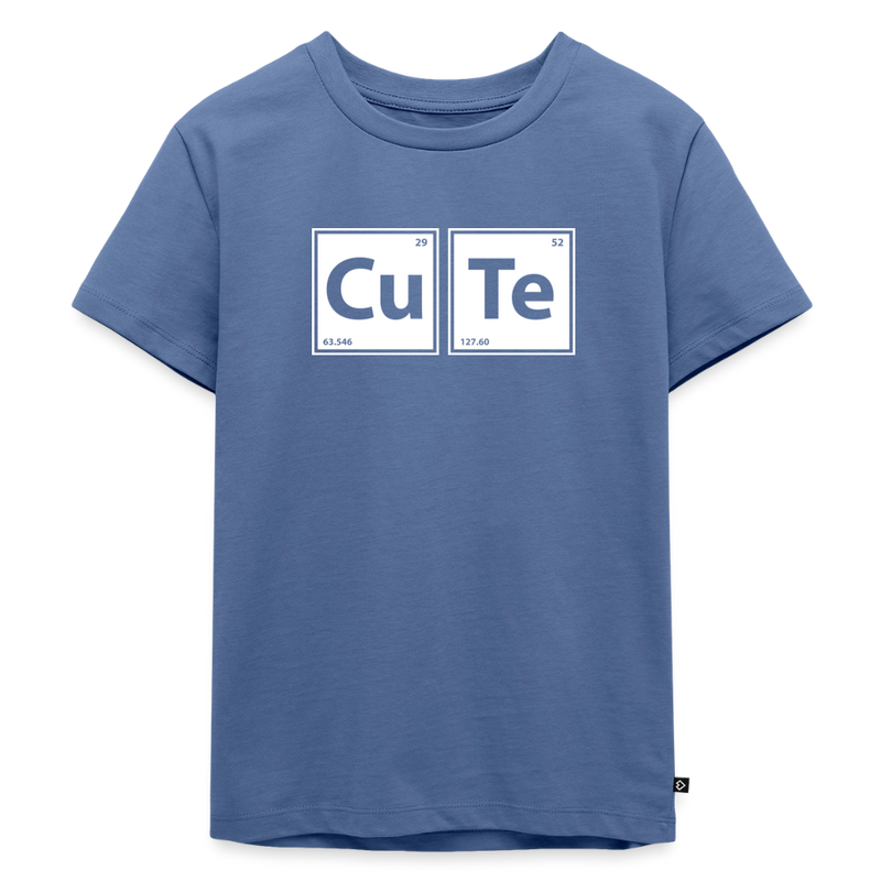 "CUTE" - Toddler Premium T-Shirt - stone blue 