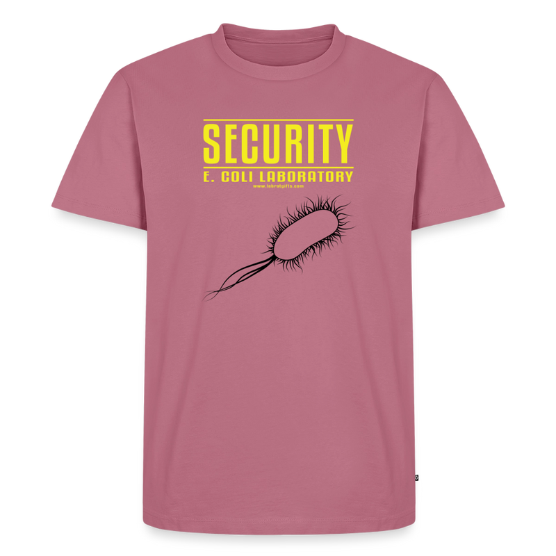 "Security E. Coli Laboratory" -  Men's Premium T-Shirt - mauve