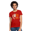 Dead Tired But Still Curios Halloween Women's T-Shirt - red