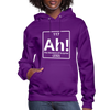 "Ah! The Element of Surprise" Science T-Shirt – Funny Chemistry Shirt - Women's Hoodie - purple