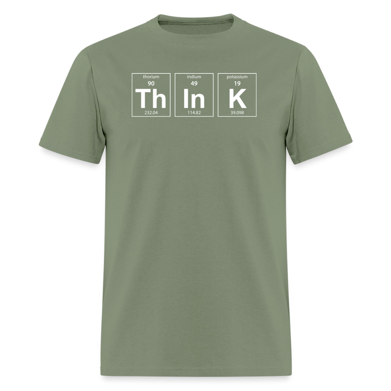 "Think" - Men's T-Shirt | GILDAN 5000 - military green