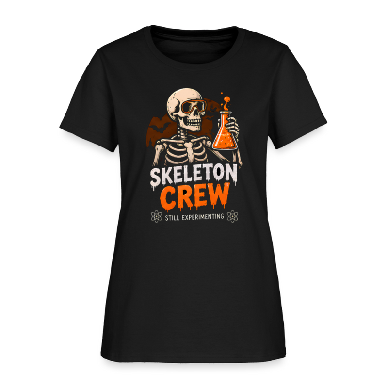 Skeleton Crew Halloween Women's T-Shirt - black