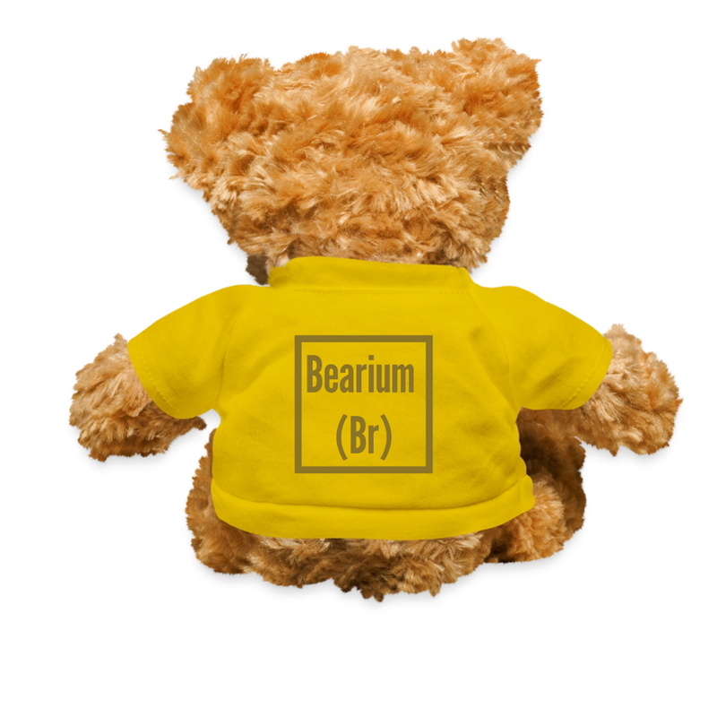 "Element of Cuteness Bearium (Br) " - Teddy Bear SoftToy Plushy - yellow