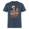 Skeleton Crew Halloween Men's T-Shirt -  blue dusk