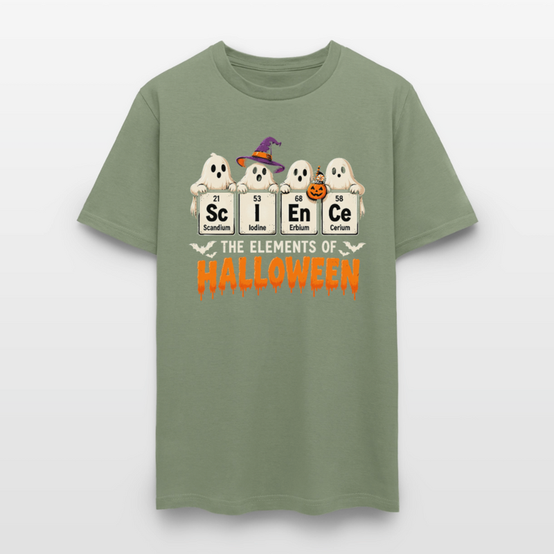Elements of Halloween Men's T-Shirt - military green