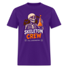 Skeleton Crew Halloween Men's T-Shirt - purple