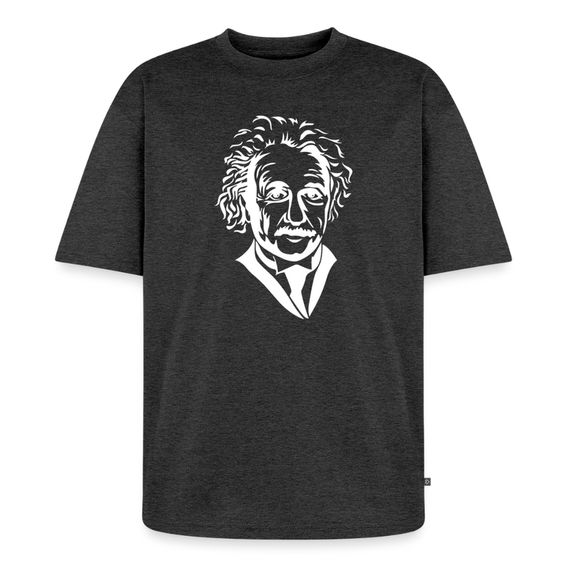 Unisex Oversized Organic T-Shirt - heather anthracite