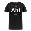 "Ah! The Element of Surprise" Science T-Shirt – Funny Chemistry Shirt Inspired by Project Hail Mary - Men's Premium T-Shirt - charcoal grey