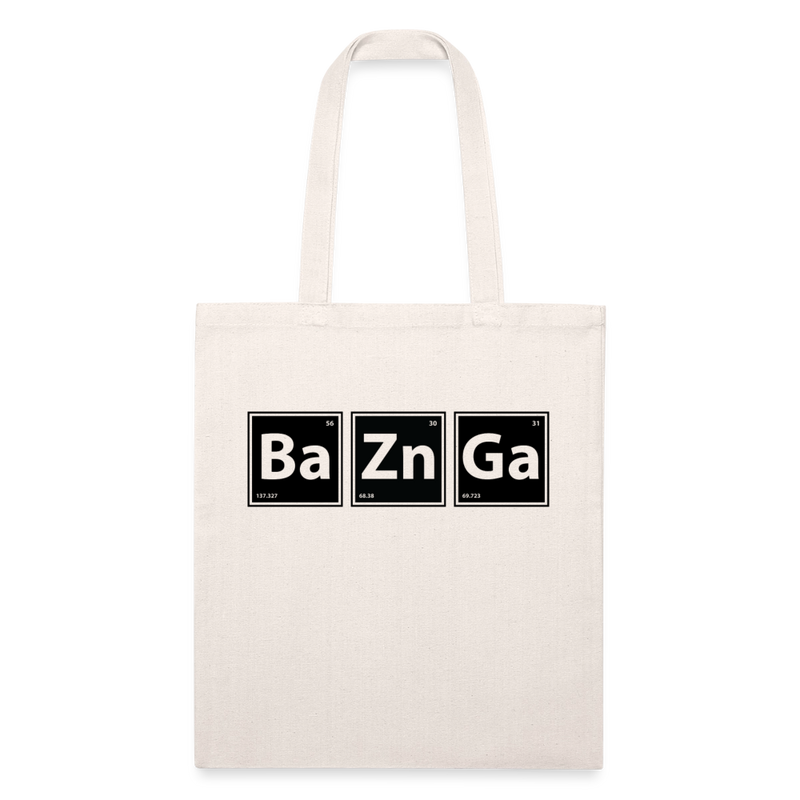 BAZINGA - Recycled Tote Bag - natural