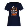 Skeleton Crew Halloween Women's T-Shirt - navy