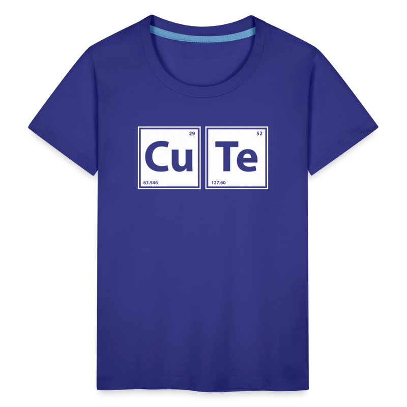 "CUTE" - Toddler Premium T-Shirt - royal blue