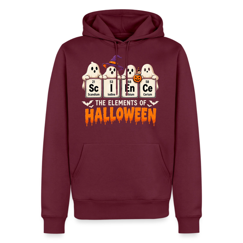 Elements of Halloween Men’s Premium Hoodie - burgundy