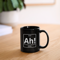 "Ah! The Element of Surprise" Science Coffee Mug – Funny Chemistry Mug Inspired by Project Hail Mary - black