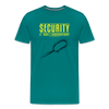 "Security E. Coli Laboratory" -  Men's Premium T-Shirt - teal