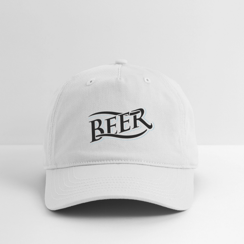 Organic Baseball Cap - white