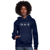 "Think" - Women's Hoodie - navy