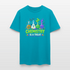 Chemistry is a Treat Halloween Men's T-Shirt - turquoise