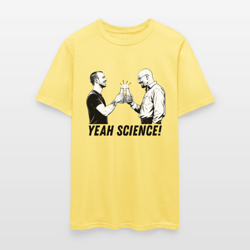 "Yeah Science" - Breaking Bad - Men's T-Shirt | GILDAN 5000 - cornsilk