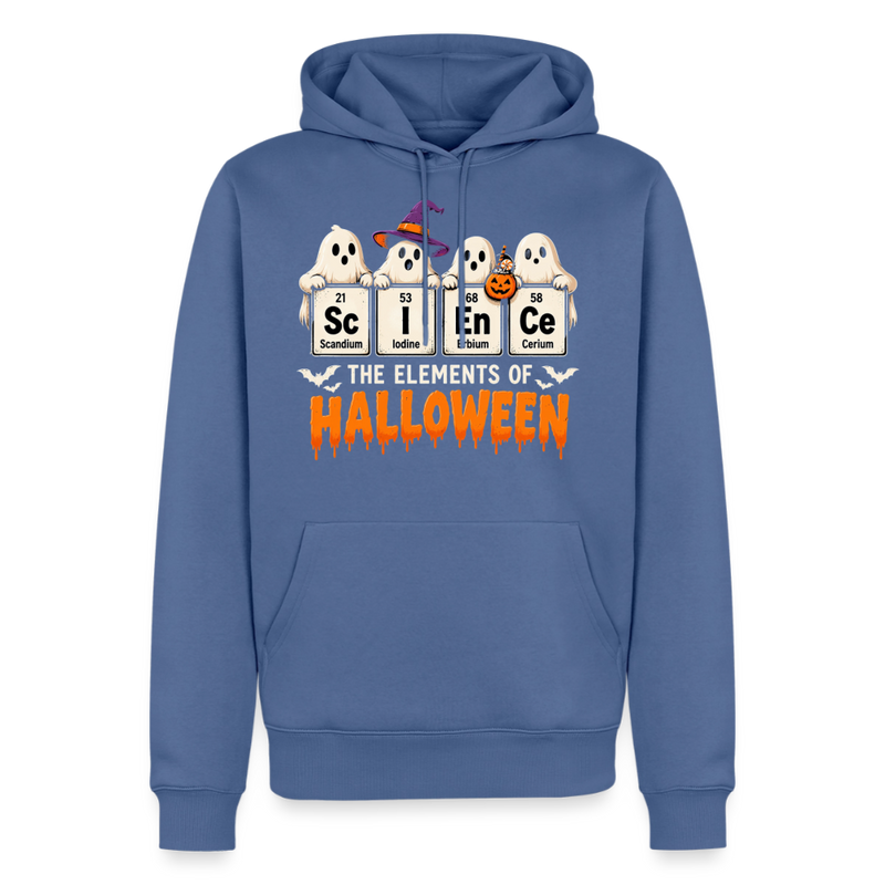 Elements of Halloween Men’s Premium Hoodie - stone blue 